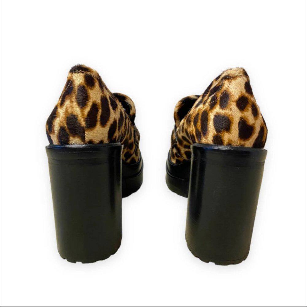 Gianni Bini Maxxwelle Leopard Print Platform Block Heel Women's Size 6M‎ - NWT - Picture 5 of 8